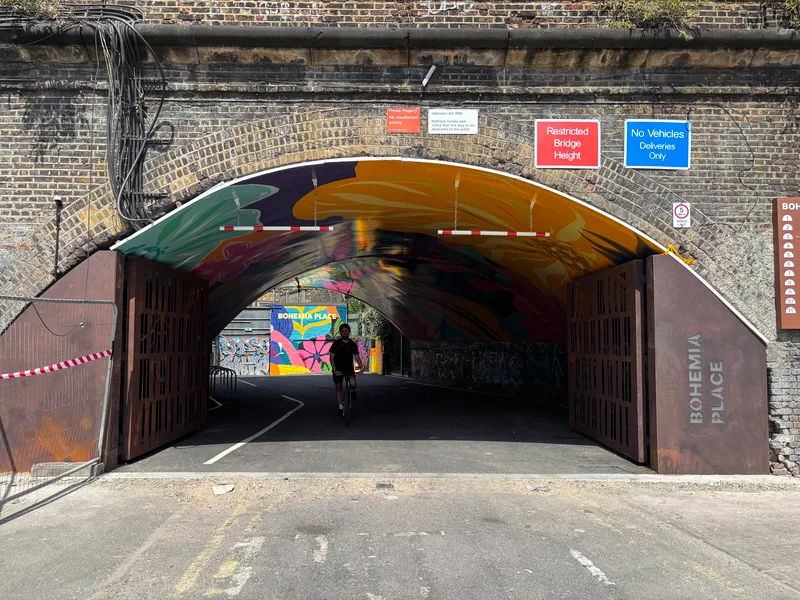 New route under the arches